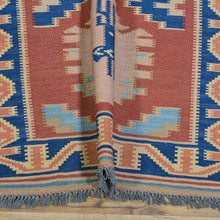 Load image into Gallery viewer, Hand-Woven Fine Afghan Tribal Reversible Wool Oriental Kilim Rug (Size 2.5 X 11.4) Cwral-10236