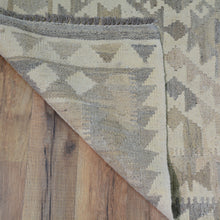 Load image into Gallery viewer, Hand-Woven Tribal Reversible Wool Oriental Momana Kilim Rug (Size 2.9 X 9.9) Cwral-10239