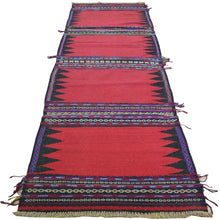 Load image into Gallery viewer, Hand-Woven Tribal Baluchi Dastarkhwan Oriental Kilim Rug (Size 2.9 X 9.10) Cwral-10245