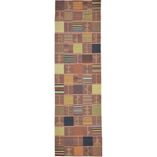 Load image into Gallery viewer, Hand-Woven Modern Contemporary Patchwork Oriental Kilim Rug (Size 3.1 X 9.9) Cwral-10251