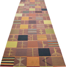 Load image into Gallery viewer, Hand-Woven Modern Contemporary Patchwork Oriental Kilim Rug (Size 3.1 X 9.9) Cwral-10251