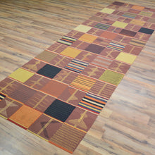 Load image into Gallery viewer, Hand-Woven Modern Contemporary Patchwork Oriental Kilim Rug (Size 3.1 X 9.9) Cwral-10251
