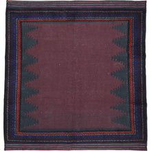 Load image into Gallery viewer, Hand-Woven Afghan Tribal Kilim Oriental Handmade Sumak Wool Rug (Size 4.6 X 4.7) Cwral-10260