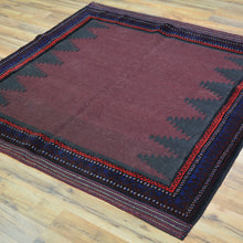 Load image into Gallery viewer, Hand-Woven Afghan Tribal Kilim Oriental Handmade Sumak Wool Rug (Size 4.6 X 4.7) Cwral-10260