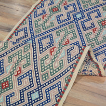 Load image into Gallery viewer, Hand-Woven Tribal Olami Sumak Wool Oriental Kilim Handmade Rug (Size 2.0 X 6.8) Cwral-10269