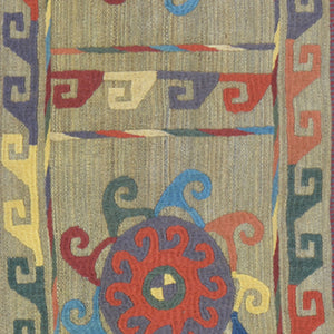 Hand-Woven Tribal Afghan Suzani Traditional Oriental Kilim Rug (Size 2.1 X 9.8) Cwral-10275