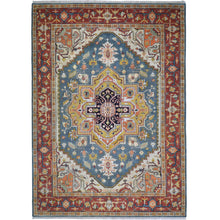 Load image into Gallery viewer, Hand-Knotted Heriz Design Traditional Handmade Wool Rug (Size 9.0 X 12.2) Brrsf-1200