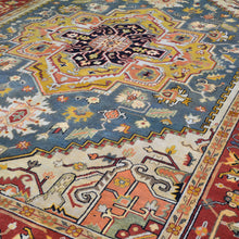 Load image into Gallery viewer, Hand-Knotted Heriz Design Traditional Handmade Wool Rug (Size 9.0 X 12.2) Brrsf-1200