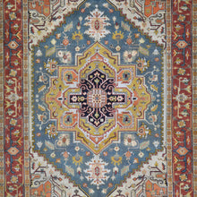 Load image into Gallery viewer, Hand-Knotted Heriz Design Traditional Handmade Wool Rug (Size 9.0 X 12.2) Brrsf-1200