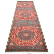 Load image into Gallery viewer, Hand-Knotted Antique Mamluk Design 100% Wool Rug (Size 2.7 X 10.0) Cwral-1806