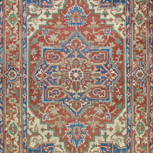 Hand-Knotted Fine Oriental Serapi Heriz Design Wool Rug (Size 4.0 X 6.2) Brrsf-675