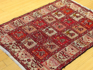 Beautiful Interior-Decorator Fine Gorgeous Handwoven Tribal Persian Silk Soumak Handmade Unique Rug
