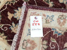 Load image into Gallery viewer, Beautiful Floral Design Handmade Artisan Handknotted Real Wool Peshawar Amazing Unique Rug