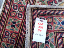 Load image into Gallery viewer, Beautiful Kazak Pretty Geometric Design Handmade Splendid Handknotted Real Wool Unique Rug