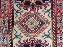 Load image into Gallery viewer, Beautiful Kazak Pretty Geometric Design Handmade Splendid Handknotted Real Wool Unique Rug
