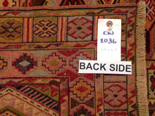 Load image into Gallery viewer, Tribal Handmade Geometric Design Multi-Weave Wool Rug (Size 4.9 X 6.3) Cwral-3108