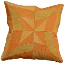Load image into Gallery viewer, 16" x 16" Geometric Pattern Hand-Woven Turkish Kilim Pillow Cover Cwpal-645