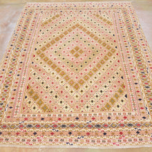 Load image into Gallery viewer, Hand-Knotted And Soumak Tribal Handmade Wool Rug (Size 5.2 X 6.11) Brral-5304