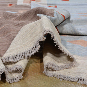 Hand-Woven Reversible Kilim Handmade Wool (Size 8.0 X 10.0) Brrsf-6021