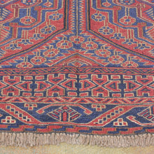 Load image into Gallery viewer, Soumak Weave Herati Afghan Tribal Handmade Kilim Wool Rug (Size 4.7 X 7.10) Brrsf-1341