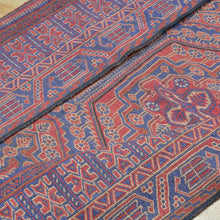 Load image into Gallery viewer, Soumak Weave Herati Afghan Tribal Handmade Kilim Wool Rug (Size 4.7 X 7.10) Brrsf-1341