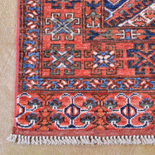 Load image into Gallery viewer, Hand-Knotted Afghan Tribal Handmade Authentic Wool Rug (Size 5.2 X 6.6) Brral-3225