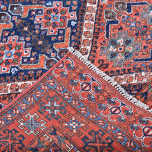 Load image into Gallery viewer, Hand-Knotted Afghan Tribal Handmade Authentic Wool Rug (Size 5.2 X 6.6) Brral-3225