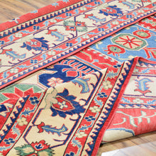 Load image into Gallery viewer, Hand-Knotted Kazak Design Tribal Handmade Wool Rug (Size 8.4 X 11.6) Brral-3879