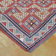 Load image into Gallery viewer, Hand-Knotted/Soumak Multiple Weave Afghan Design Rug (Size 6.8 X 8.9) Brral-4128