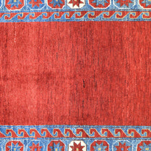 Load image into Gallery viewer, Hand-Knotted Tribal Gabbeh Design Handmade Wool Rug (Size 5.0 X 6.9) Brral-4821