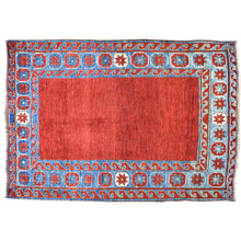 Load image into Gallery viewer, Hand-Knotted Tribal Gabbeh Design Handmade Wool Rug (Size 5.0 X 6.9) Brral-4821