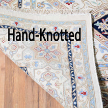 Load image into Gallery viewer, Hand-Knotted Oriental Wool Silk Gumbad Design Handmade Rug (Size 9.0 X 12.1) Brral-5640
