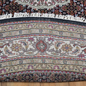 Hand-Knotted Mahi Tabriz Design Wool Handmade Rug (Size 7.8 X 7.8) Brral-6474