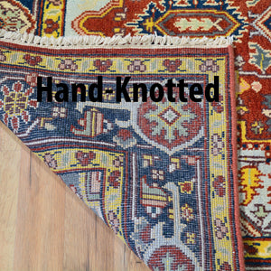 Hand-Knotted Heriz Serapi Design Wool Handmade Rug (Size 5.1 X 7.11) Brral-708