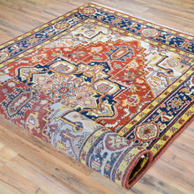Load image into Gallery viewer, Hand-Knotted Heriz Serapi Design Wool Handmade Rug (Size 5.1 X 7.11) Brral-708