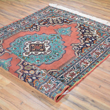 Load image into Gallery viewer, Hand-Knotted Traditional Geometric Design Wool Rug (Size 4.2 X 6.10) Cwral-831