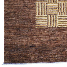 Load image into Gallery viewer, Hand-Knotted Peshawar Tribal Gabbeh Design Wool Rug (Size 5.11 X 8.7) Brral-909