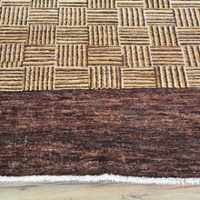 Load image into Gallery viewer, Hand-Knotted Peshawar Tribal Gabbeh Design Wool Rug (Size 5.11 X 8.7) Brral-909