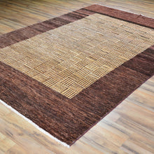 Load image into Gallery viewer, Hand-Knotted Peshawar Tribal Gabbeh Design Wool Rug (Size 5.11 X 8.7) Brral-909