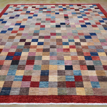 Load image into Gallery viewer, Hand-Knotted Peshawar Gabbeh Design Wool Rug (Size 8.1 X 9.4) Brral-1092