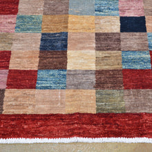 Load image into Gallery viewer, Hand-Knotted Peshawar Gabbeh Design Wool Rug (Size 8.1 X 9.4) Brral-1092