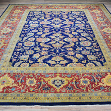 Load image into Gallery viewer, Hand-Knotted Oriental New Zealand Wool Sarouk Design Handmade Rug (Size 9.0 X 11.7) Brral-1269