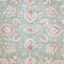 Load image into Gallery viewer, Hand-Knotted Fine Chobi Peshawar Oushak Wool Rug (Size 9.3 X 11.8) Brral-1296