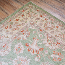 Load image into Gallery viewer, Hand-Knotted Fine Chobi Peshawar Oushak Wool Rug (Size 9.3 X 11.8) Brral-1296