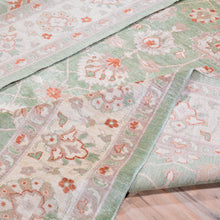 Load image into Gallery viewer, Hand-Knotted Fine Chobi Peshawar Oushak Wool Rug (Size 9.3 X 11.8) Brral-1296