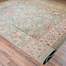 Load image into Gallery viewer, Hand-Knotted Fine Chobi Peshawar Oushak Wool Rug (Size 9.3 X 11.8) Brral-1296