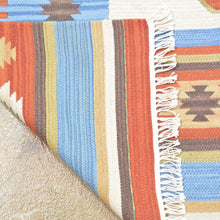 Load image into Gallery viewer, Hand-Woven Wool Turkish Design Reversible Kilim Dhurrie Rug (Size 9.2 X 11.11) Brral-2163