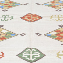 Load image into Gallery viewer, Hand-Woven Wool Turkish Design Reversible Kilim Dhurrie Rug (Size 9.2 X 11.11) Brral-2163