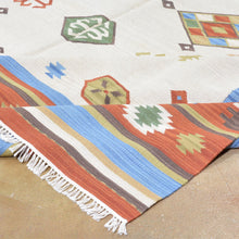 Load image into Gallery viewer, Hand-Woven Wool Turkish Design Reversible Kilim Dhurrie Rug (Size 9.2 X 11.11) Brral-2163