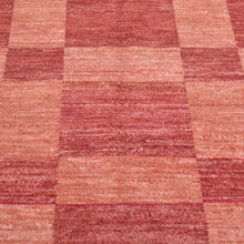 Load image into Gallery viewer, Hand-Knotted Gabbeh Checker Design Wool Handmade Rug (Size 7.11 X 9.10) Brral-2565